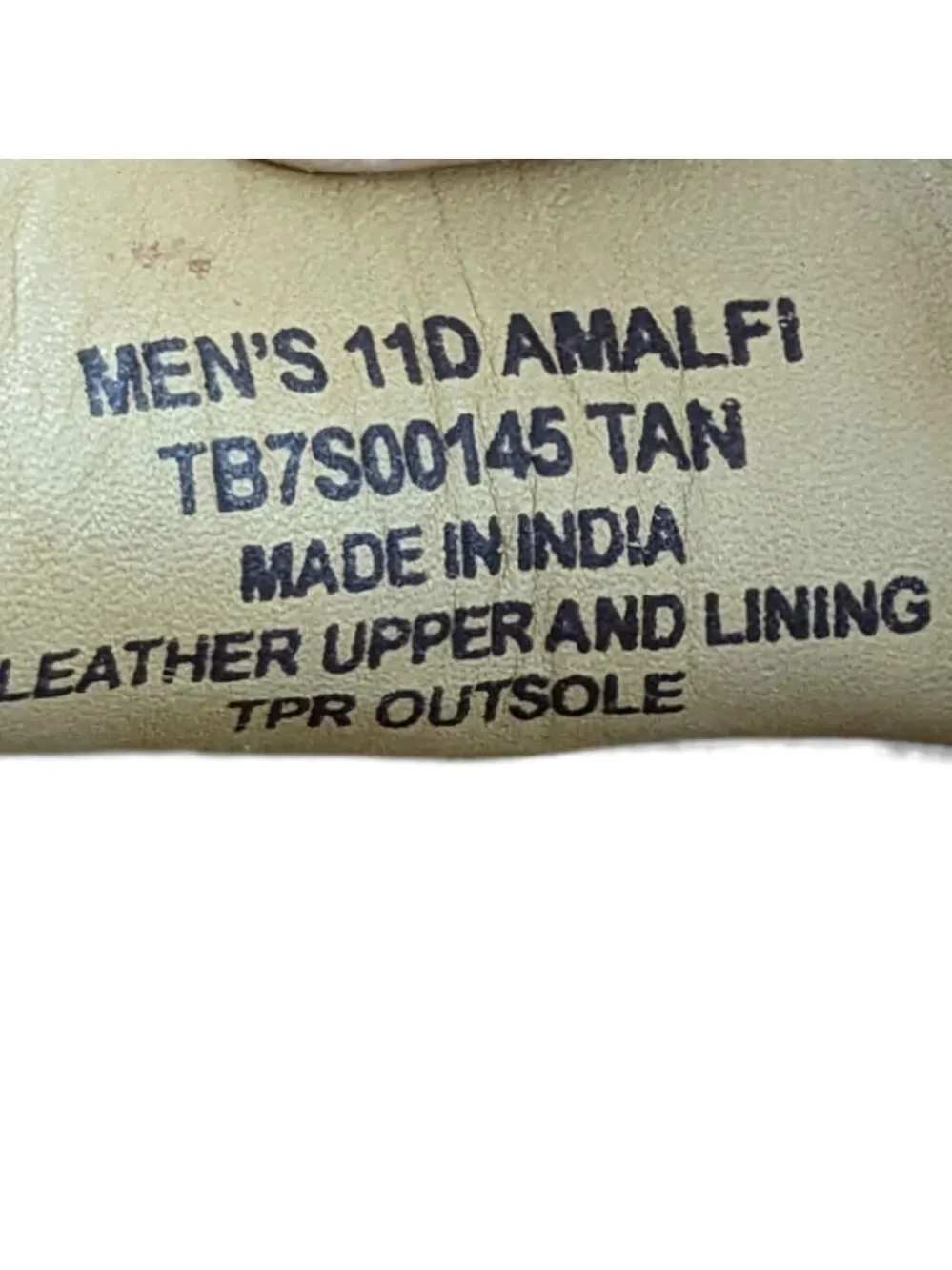 Tommy Bahama Amalfi tan leather loafers, 11D Comfort Made In India